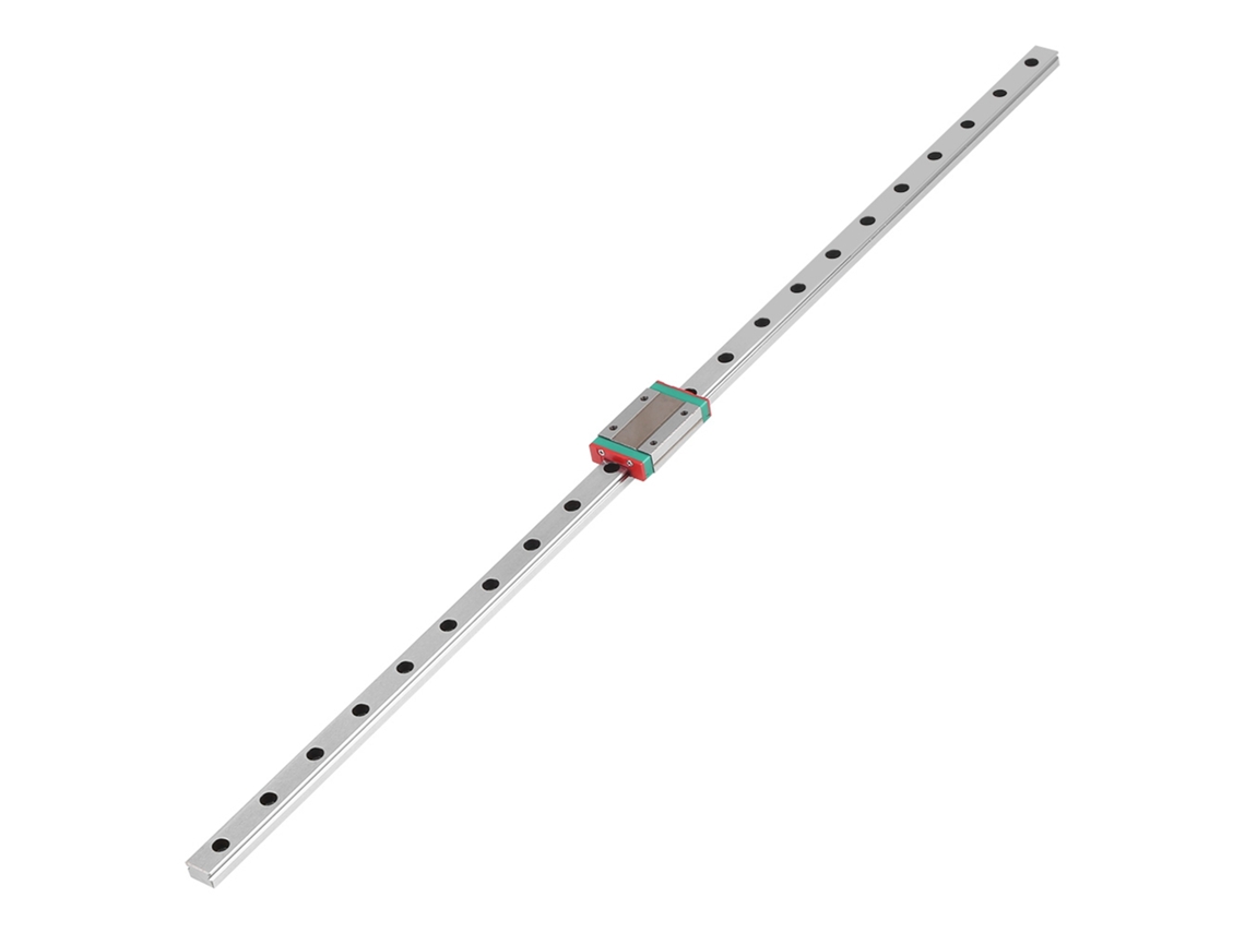 Guia Deslizante Linear Miniatura Precisa Bloco De Guia De Rail 550mm