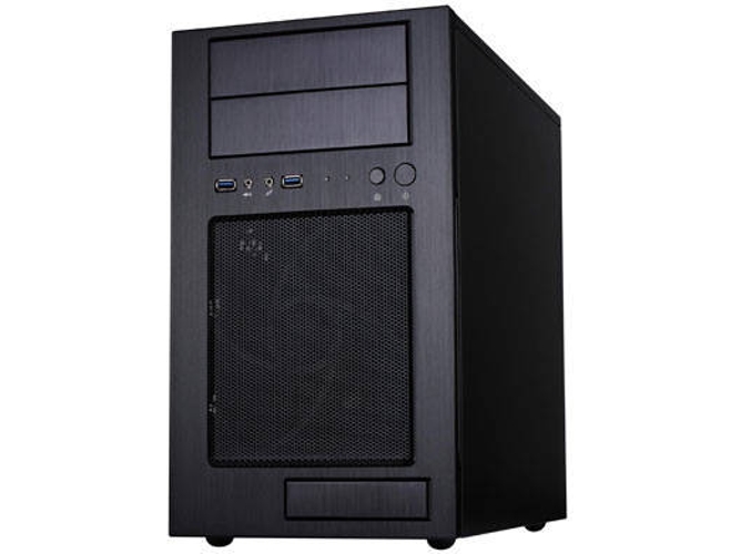 Caja PC SILVERSTONE TJ08B-E (Micro ATX - Negro)