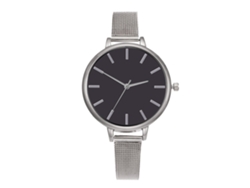 Reloj De Pulsera Zhoulianfa Para Mujer Con Números Arábigos, Correa De Poliuretano Y Movimiento De Cuarzo Blanco.