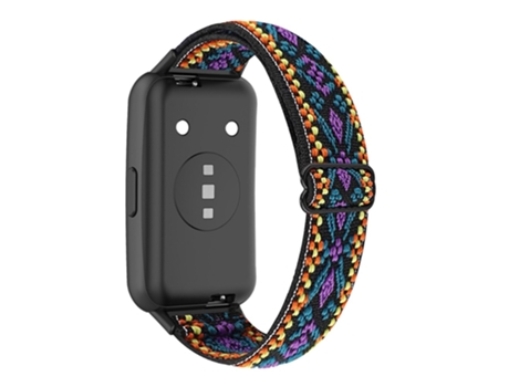 Correa de nailon elástico ajustable elástico para Huawei Band 7 - purpúreo