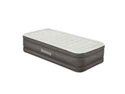 Colchón Hinchable De Aire Bestway Tough Guard 191x97x46cm Bomba Integrada | Soporta 180 Kg | Tamaño Twin | Bolsa Almacenamiento