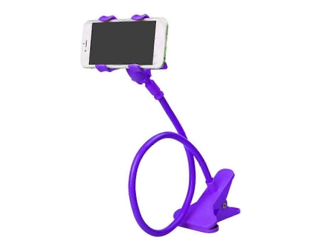 Soporte Flexible Y Ajustable Para Teléfono Móvil Con Clip Antideslizante Para El Hogar, La Cama Y El Escritorio.