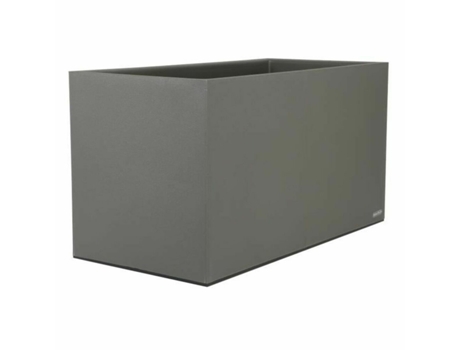 Macetero Riviera Rectangular Gris 80 x 40 cm Granito