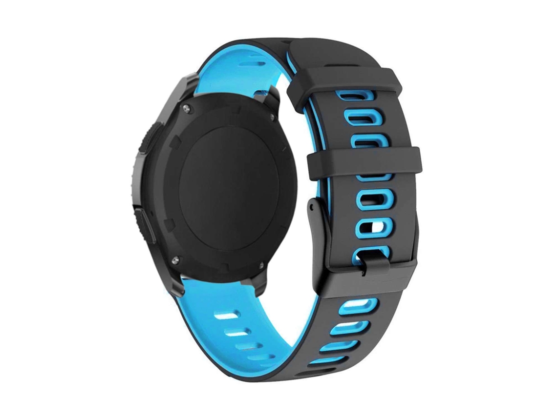 Correa Pioneer para Garmin Venu Negro y Azul Claro