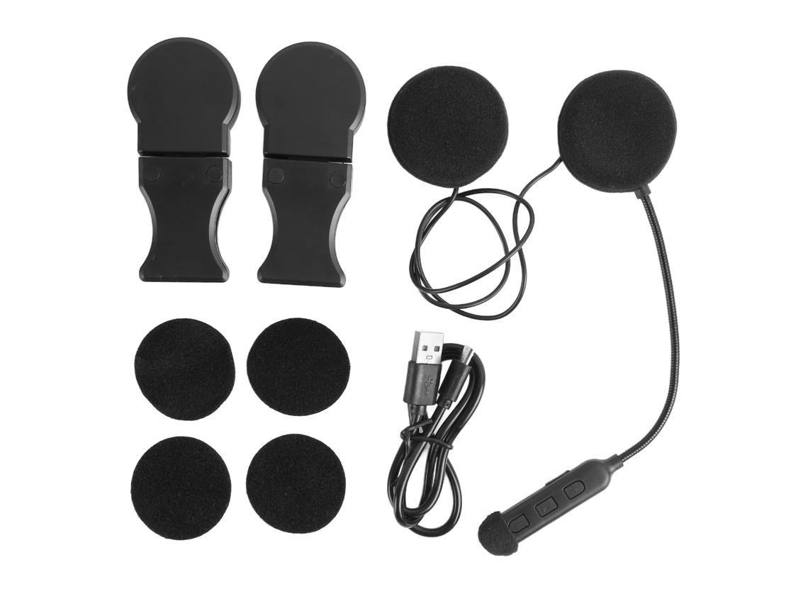 Fone De Ouvido Bluetooth Para Moto Com Resposta Automática E Redução De Ruído Dsp, Instalação Fácil No Capacete