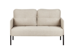 Sofá de 2 plazas BELIANI Lahti de Poliéster Beige 124x70x70