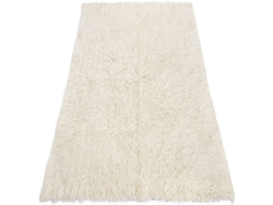 Alfombra DYWANY LUSZCZOW WOOLEN (Blanco - 55 x 110 cm - Lana)