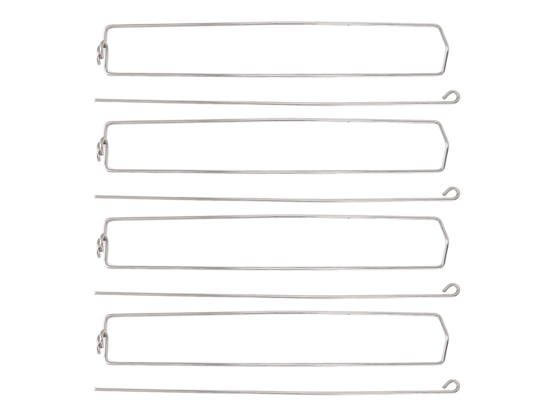 4 Pinzas De Acero Inoxidable Para Muslos De Barbacoa, Tenedor Para Barbacoa, Picnic Al Aire Libre, Camping, Barbacoa