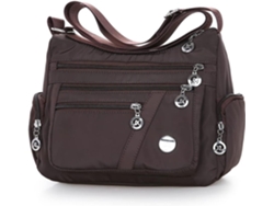 Bolsa De Viagem De Mulher Crossbody Espaçosa Capacidade Leve Nylon Multicor