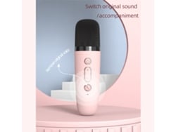 Máquina De Karaokê Portátil Com Microfones Sem Fio Para Adultos E Crianças Festas Em Casa