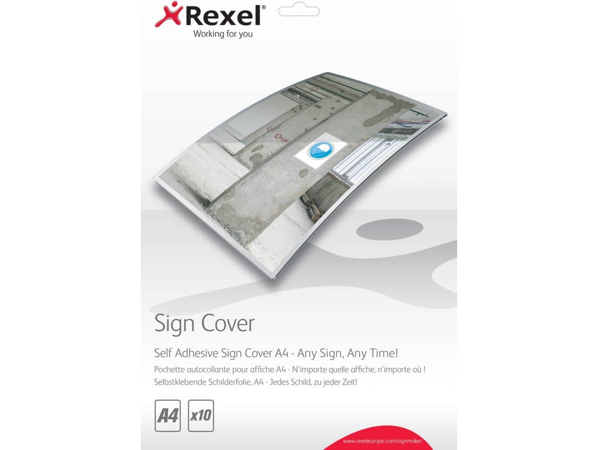 Fundas de Plastificar REXEL 2104249 (10 un - A4)