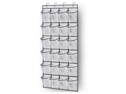Organizador de zapatos para puerta, organizador de zapatos colgante, organizador de zapatos colgante, blanco