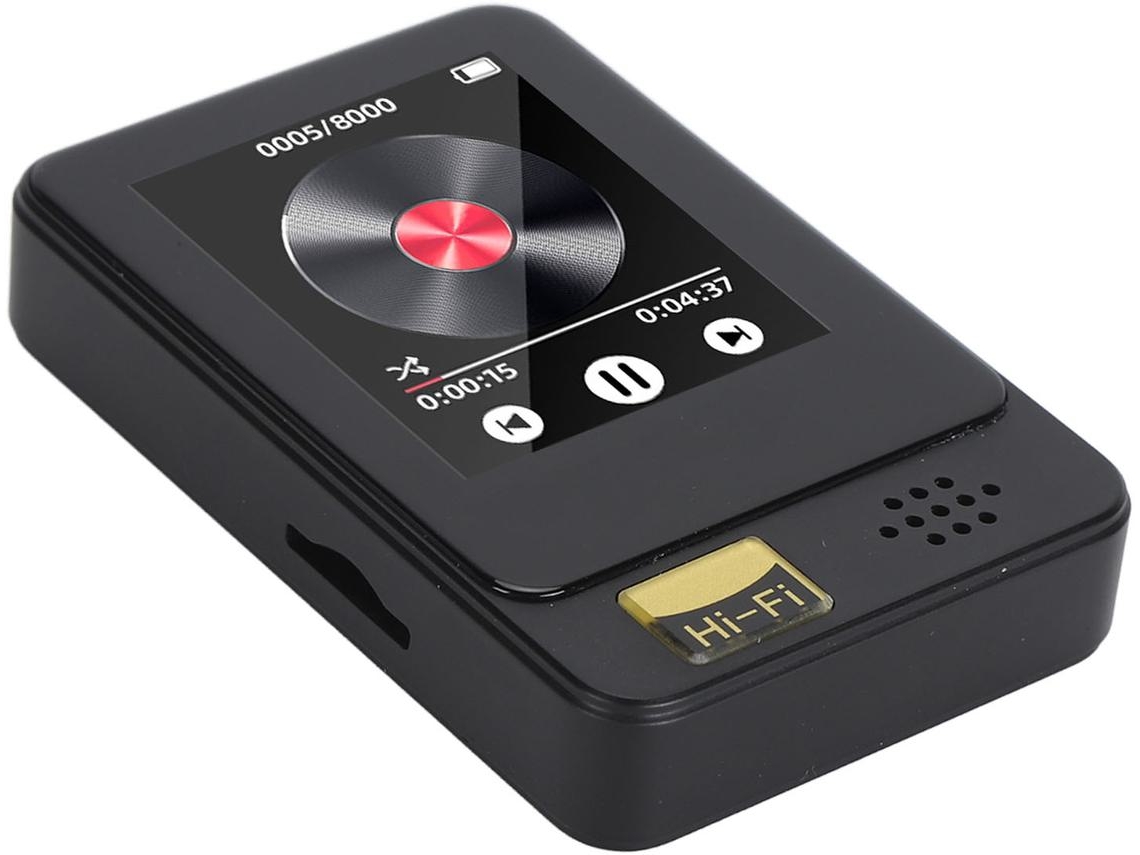 Reproductor MP3/MP4 YIZHOOD T5 1.77Inch Con tarjeta TF 64G (Negro)