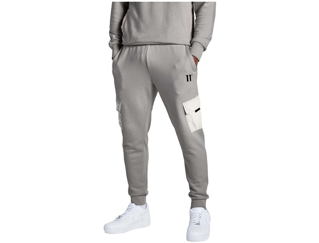 Pantalones de Hombre 11 DEGREES Largo Gris (M)