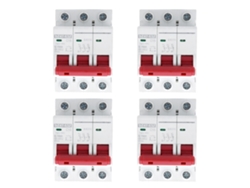 4 Disyuntores Miniatura Dz47-63z Dc750v 3p 16a Protección Solar Contra Sobrecarga Y Cortocircuito