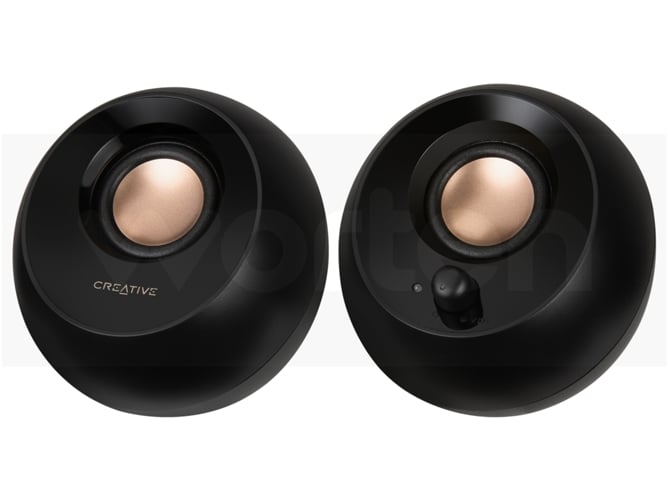 Altavoces 2.0 CREATIVE Pebble (PC - 4.4 W - Control de volumen)