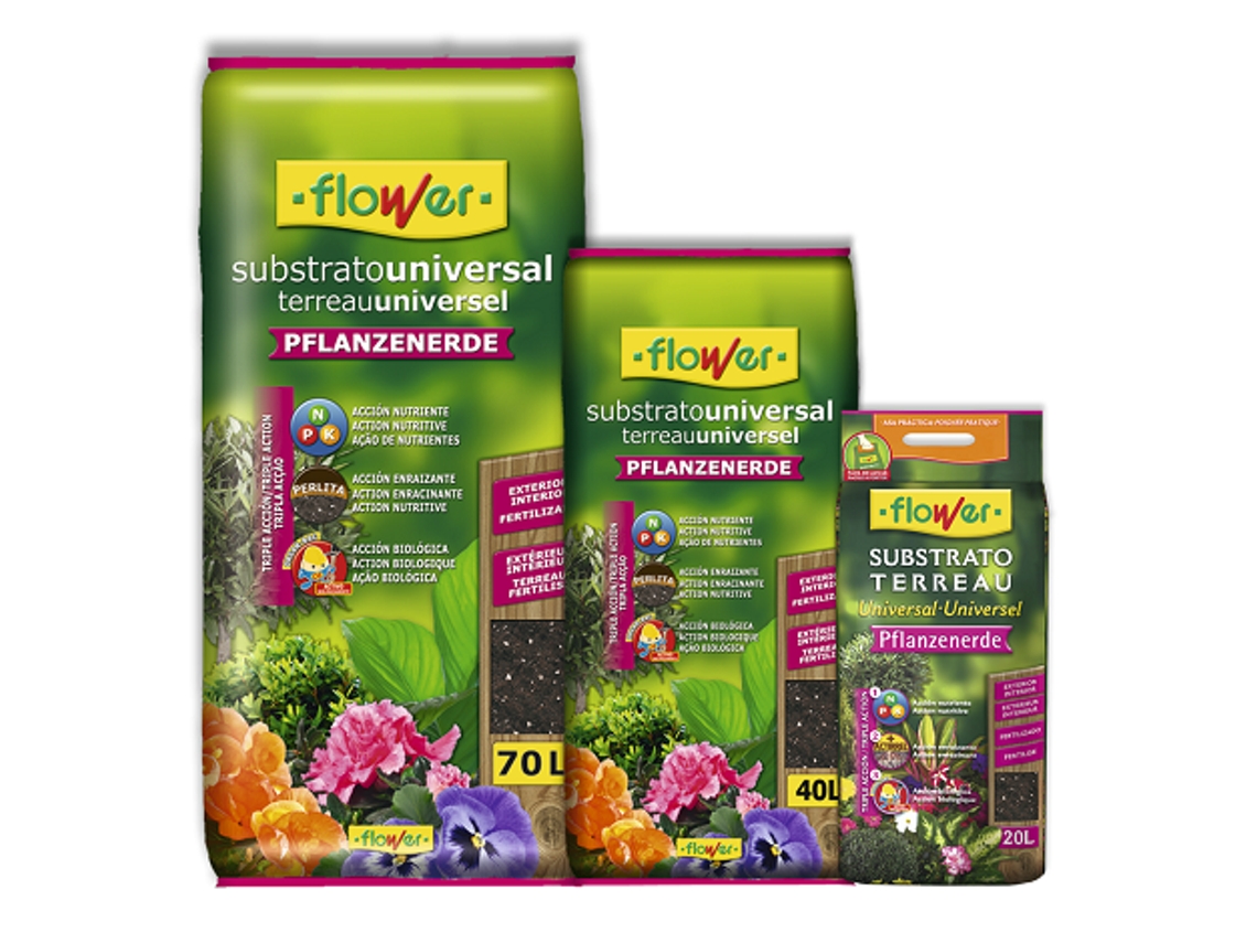 Substrato FLOR Pflanzenerde 20 Litros
