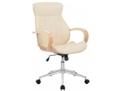 Silla de Escritorio DUDECOR (Acero - Marrón)