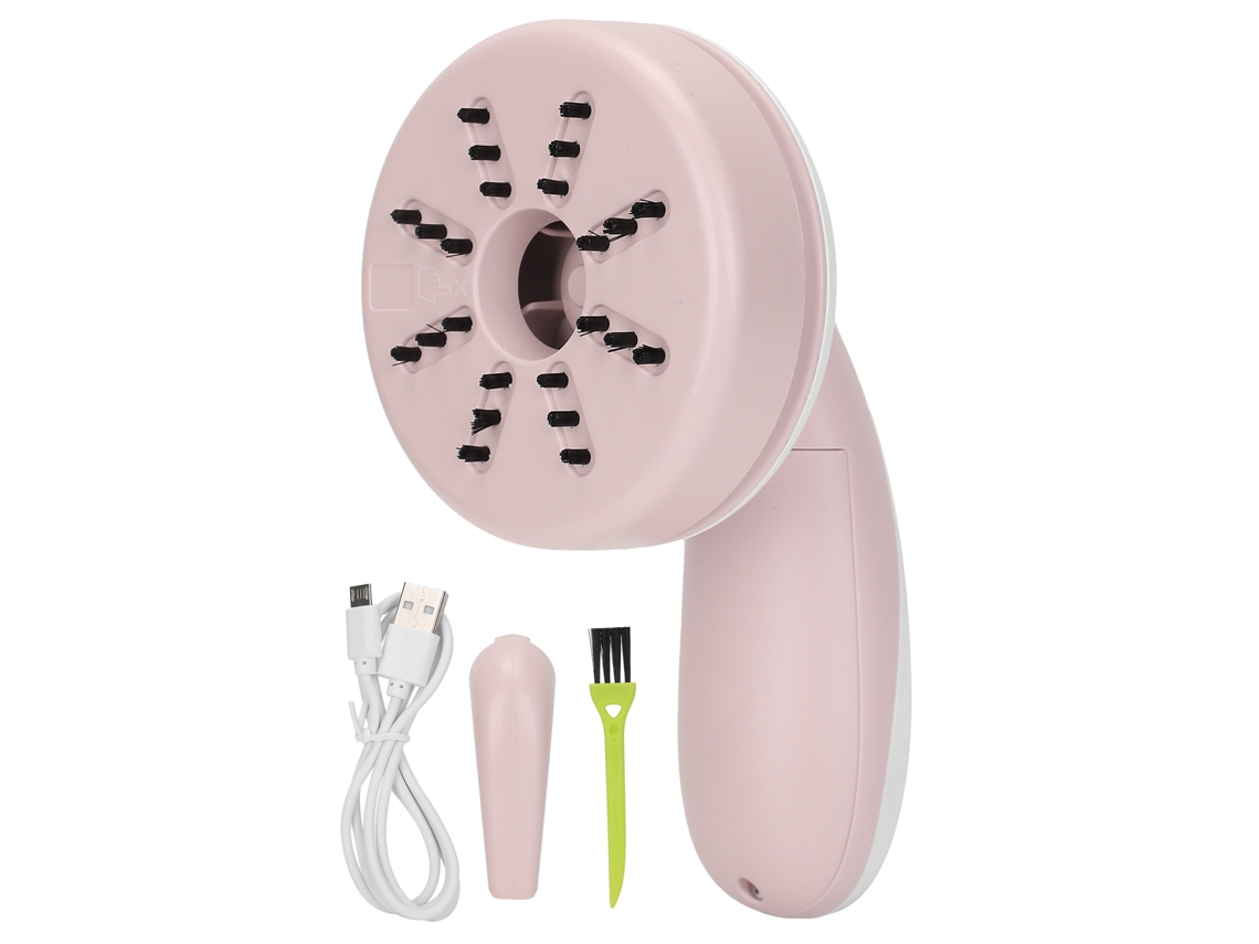 Baok-c500 Mini Limpiador de Escritorio Portátil Recargable para Cabello y Polvo - Rosa