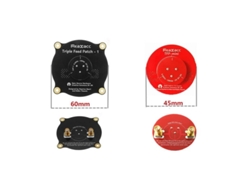 Negro+rojosma Machorealacc Combo De Antena Fpv Rhcp 5.8g Pogoda Omni 5dbi + Tfp-mini 8dbi Patch 45mm Sma/rp-sma Largo Alcance