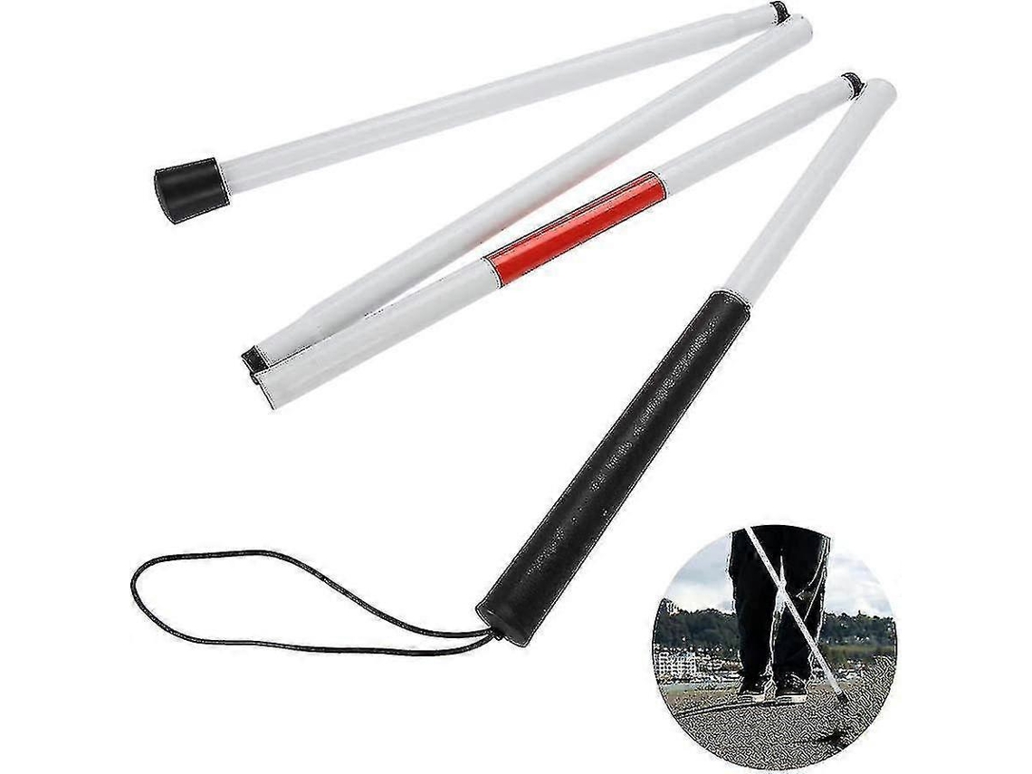 Bastón plegable para ciegos, 124 cm, 4 botellas - Él