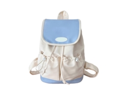 Mochila escolar de nailon, bonita y práctica para niñas de primaria. Mochila de gran capacidad, ideal para uso diario. Color azul.