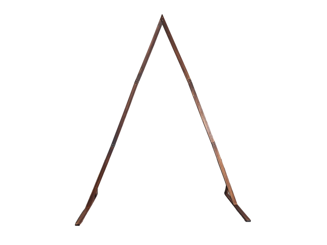 Arco de boda, diseño rústico, capacidad de 10 kg, madera, 1,7 x 0,8 x 3,1 m, OEM
