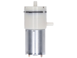 Bomba De Aire Micro Presión Dc Diafragma Bomba De Vacío Con Puertos De Aire En Ángulo 90 Grados Blanco 6v