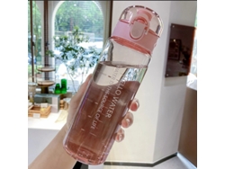 Botella de agua portátil de 780 ml, ideal para deportes al aire libre, camping y para llevar té. Mdug (rosa)