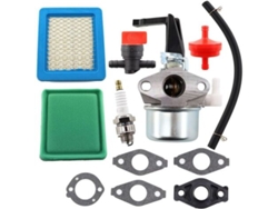 Carburetor With Fuel Filter Gasket And Spark Plug For Briggs & Stratton Engine 696065 697422 110412 110402 215369