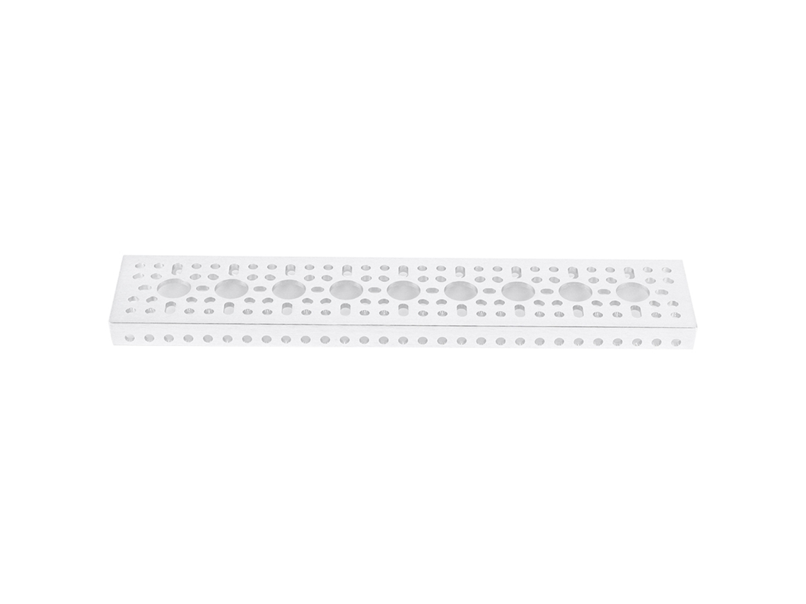 Canal En U Serie 3121, 9 Agujeros, 48x12 Mm Para Robots Ftc, Frc, First, Wro, Gobilda Y Tetrix