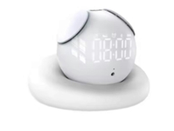 Dispositivo de sonido para dormir, máquina inteligente con despertador y luz nocturna, recargable por USB, ayuda para dormir. TAISHENGDA