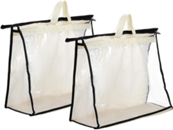 Embalaje Protector Transparente A Prueba De Polvo Para Bolsas De Transporte, Fabricado En Pvc Duradero, Paquete De 2