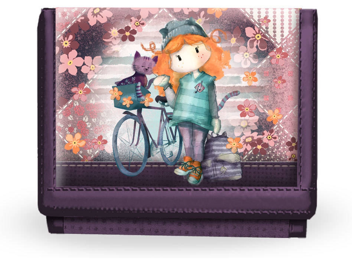 Cartera FOREVER NINETTE Bicycle (Budeos - 9x12.5x2cm)