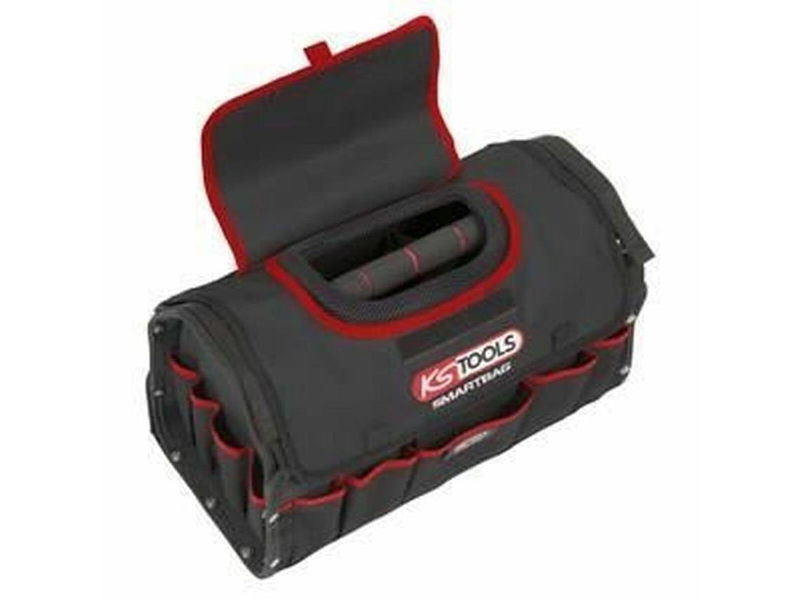Bolsa de herramientas negra y roja Ks Tools de 19 L