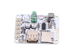 Receptor De Audio Bluetooth Amplificador Con Micrófono Decodificador Mp3 Wma Wav Flac Usb Tf Fm Player
