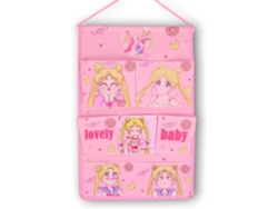 RNEMITERY Organizador de pared que ahorra espacio, lindas decoraciones colgantes para niños con diseño plegable