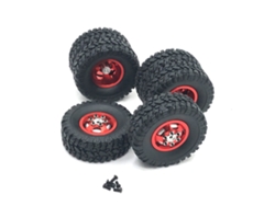 Neumático Delantero Rojo N.° 2, Llantas Metálicas Mejoradas Neumáticos Ruedas Dobles/simples Wpl 1/16 C14 C24 C34 B14 C24 B16 B36 Piezas Rc