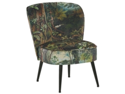 Sillón BELIANI Voss de Poliéster Verde 60x52x76
