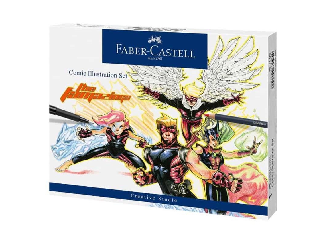 Set Ilustração Comic FABER CASTELL (15 piezas)