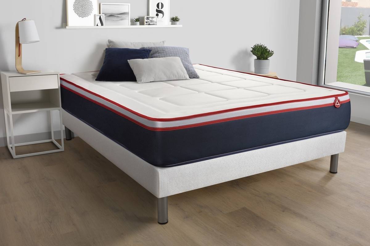 Colchón VITALIT Vital Form (120x190 cm - Espuma Viscoelástica y Muelles Ensacados)