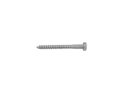 Tornillos de fijación DIN-571 7x60mm cincados para madera y aglomerado, paquete de 100 unidades.