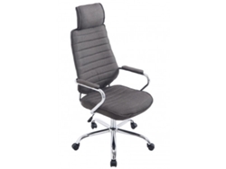Silla de Escritorio DUDECOR (Acero - Gris)