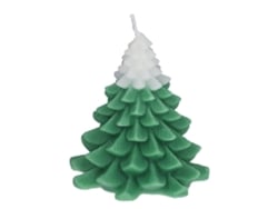 Velas Aromáticas Em Forma De Árvore De Natal Decoração De Mesa Branco Verde
