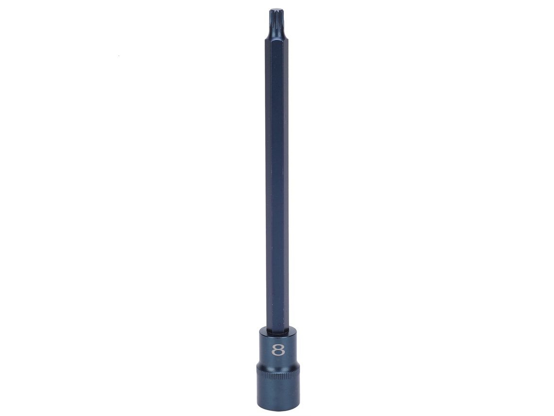Llave de impacto rápida de 12 caras con punta de vaso, acero de aleación S2, resistente a la oxidación, M8, herramienta industrial