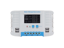 Controlador De Carga Solar De 20 A Con Pantalla Lcd Y Funciones De Protección Eléctrica 12 V/24 V