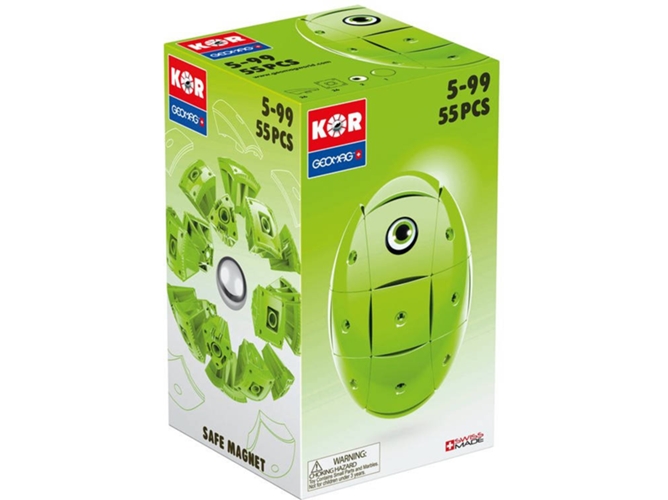 Juguete de Imán de Neodimio GEOMAG GM672 (Verde - Edad Mínima: 5)