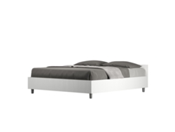 Cama con Almacenamiento Contenedor Nuamo Fresno ITYHOME Blanco (160x200)