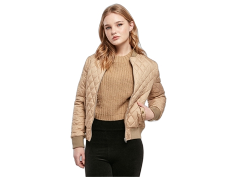 Abrigo para Mujer URBAN CLASSICS (4xl - Beige)
