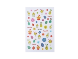 Pegatinas de Pascua con pollitos para uñas, ideales para decorar uñas femeninas y femeninas (Nostalgia88)